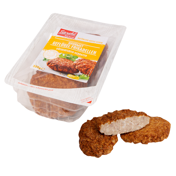 Gourmet Geflügel Frikadellen, gebraten