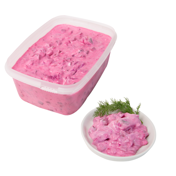 Delikatessen Dahl Heringssalat rot