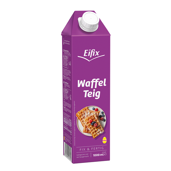 Eifix Frischer Waffelteig, pasteurisiert, flüssig, Bodenhaltung
