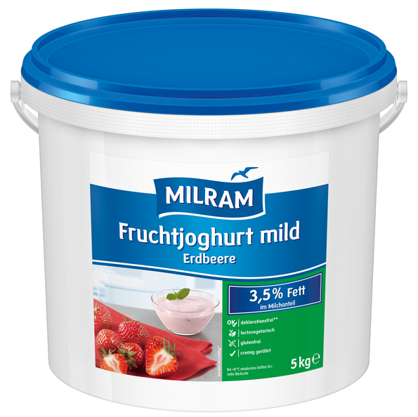 Joghurt mild mit 7,5 % Erdbeeren 3,5 % Fett im Milchanteil