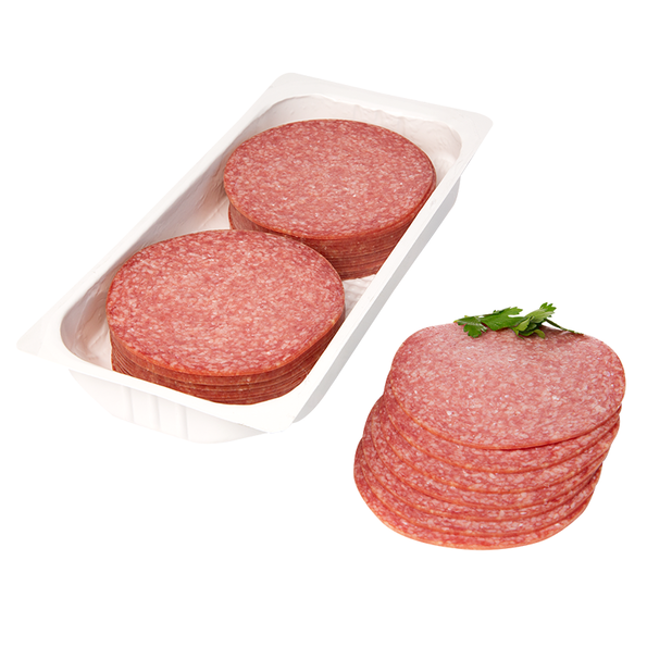 Putensalami mit Pflanzenfett, geräuchert