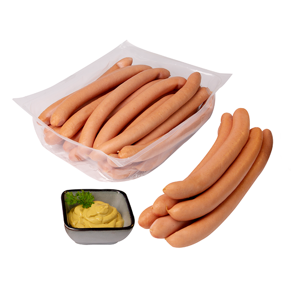 Geflügel Wiener, gebrüht, geräuchert