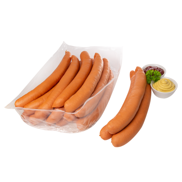 Geflügel Bockwurst, gebrüht, geräuchert