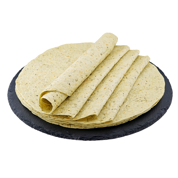 Spinat Weizentortillas