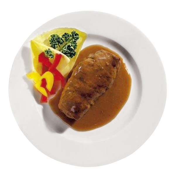 Rinderrouladen "Hausfrauenart" in Sauce
