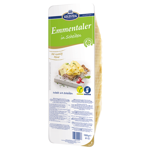 Emmentaler in Scheiben 45 % Fett i.Tr.
