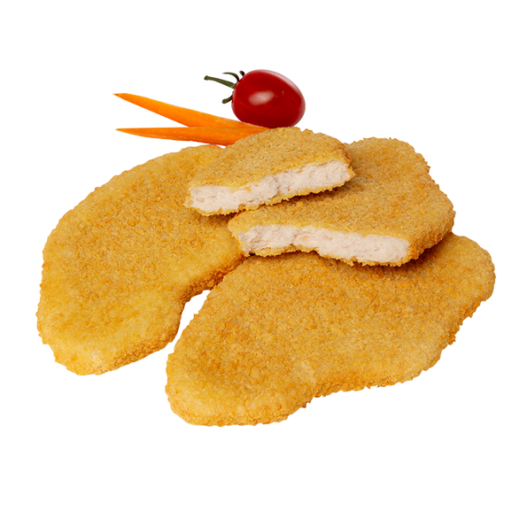 Hähnchenschnitte Wiener Art, paniert und gebraten