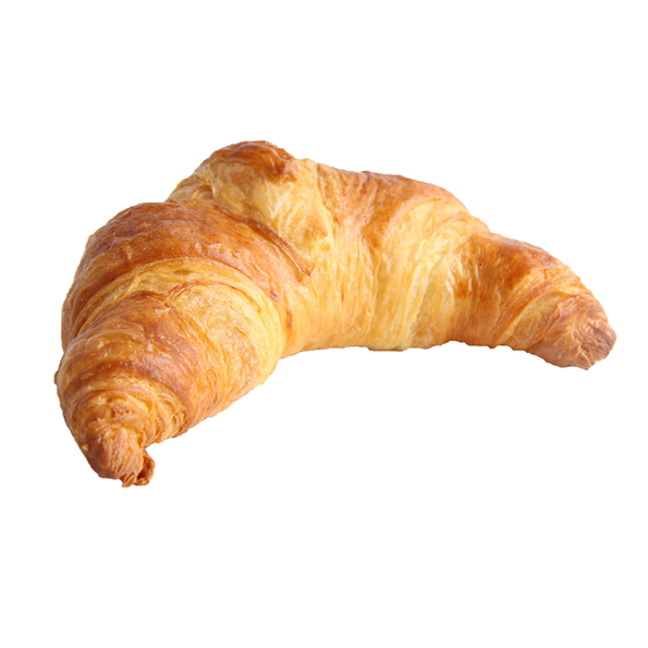 Buttercroissant französische Art mit Butter, vorgegarter Teigling