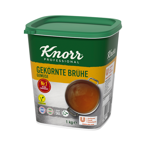 Gekörnte Brühe Gemüse