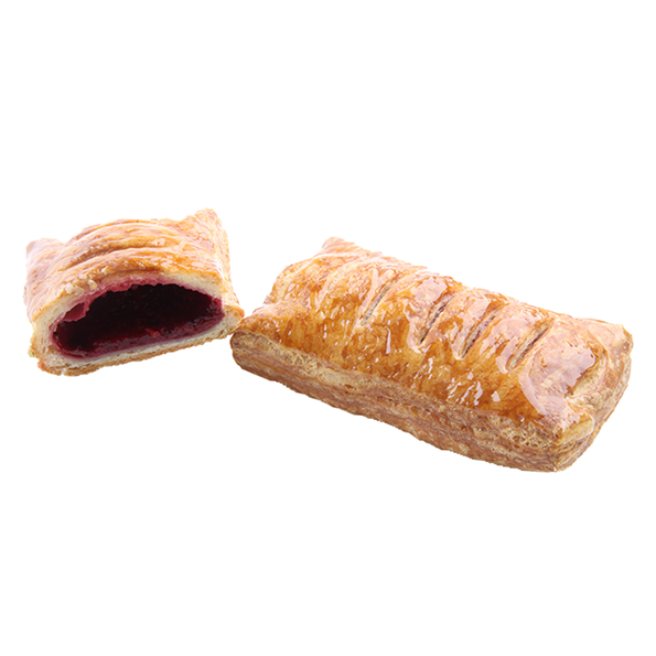 Kirschplunder, gegarter Teigling