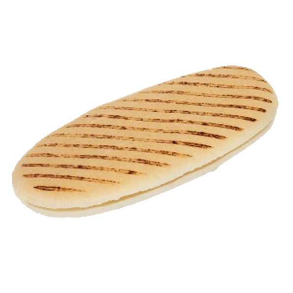 Panini gegrillt, geschnitten, vorgebacken