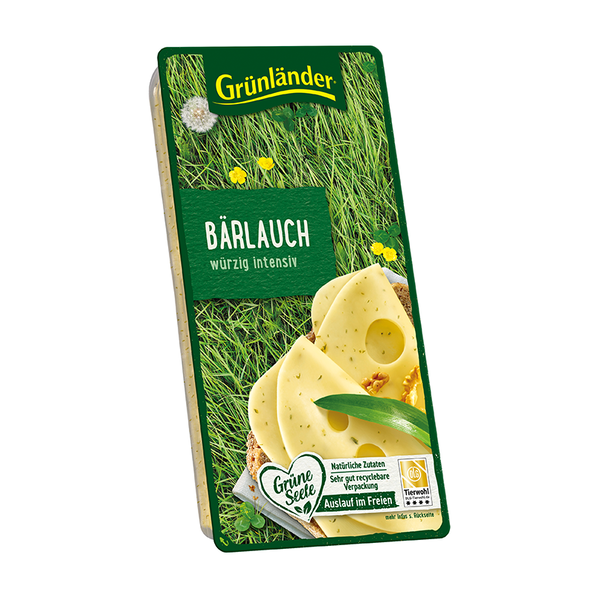 Grünländer Bärlauch Käsezubereitung 48 % Fett i.Tr.