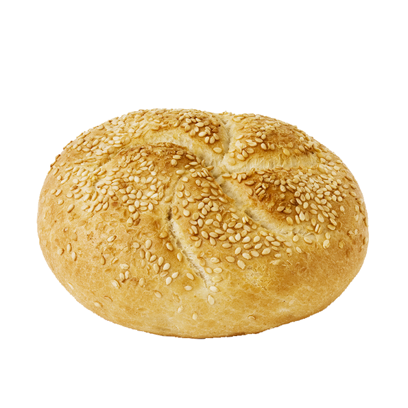 Kaiserbrötchen Sesam, halbgebacken