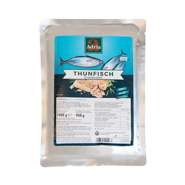 Thunfisch Stücke in Sonnenblumenöl
