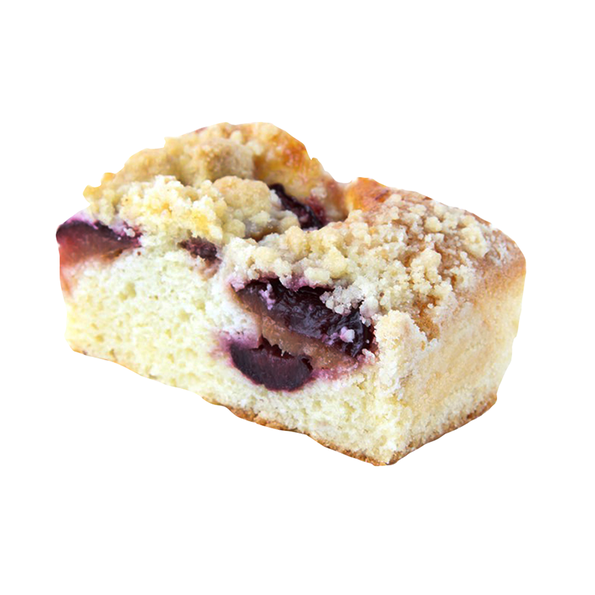 Pflaumenstreusel, fertig gebacken