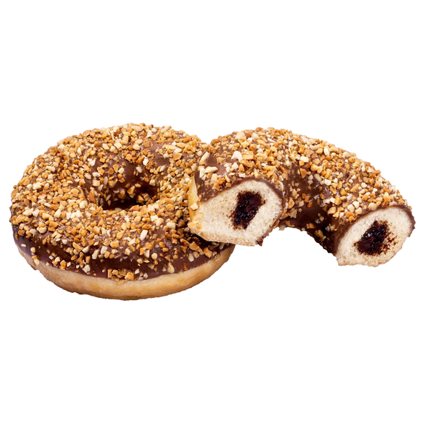 Nutty Cream Donut, fertig gebacken