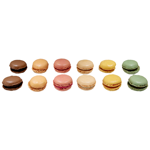 Mini Macarons Assortiment, fertig gebacken