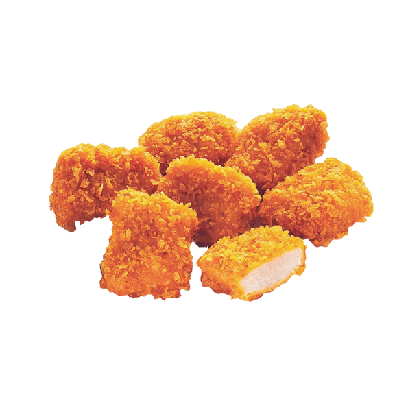 Hähnchen Nuggets in Cornflakespanade, roh