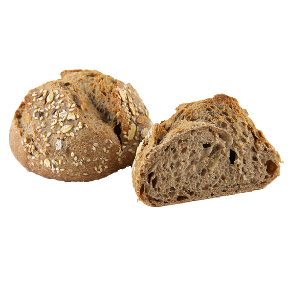 Potatoe mit Körnern Weizenkleingebäck mit Körnern und Kartoffelflocken, halbgebacken