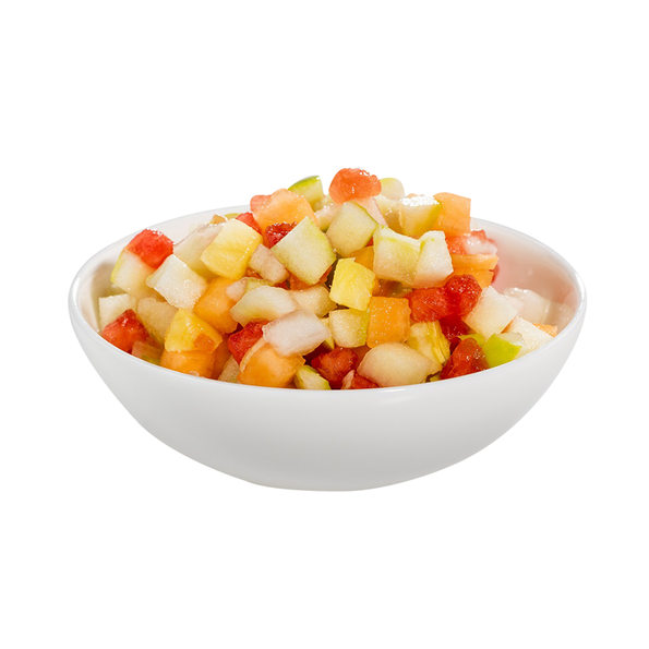 Lütt un Lütt Obstsalat mit Aufguss