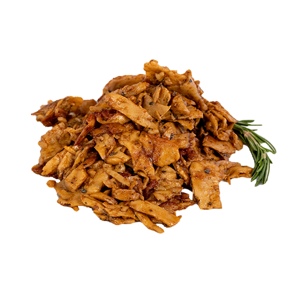 planted kebab, pflanzliches Lebensmittel aus Erbsenprotein mit Marinade