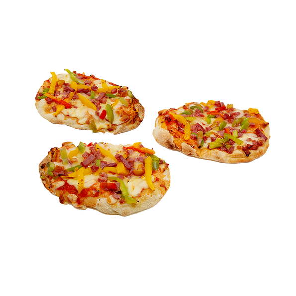 Mini Pinsa Salami Paprika, vorgebacken