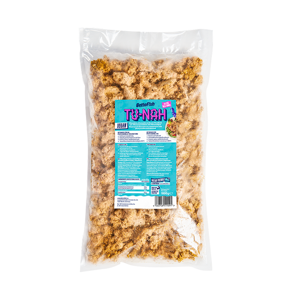 Tu-Nah pflanzlicher Fischersatz mit Pflanzenprotein und Meeresalgen