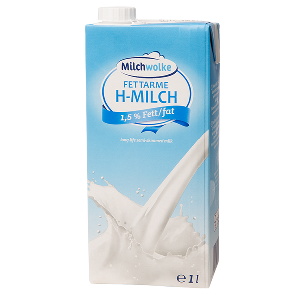 H-Milch, 1,5 % Fett, fettarm