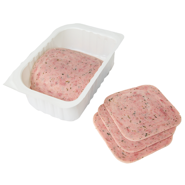 Puten Römerpastete, mit Hähnchenfleisch verfeinert