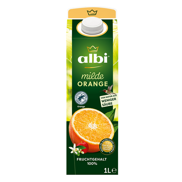 Milder Orangensaft