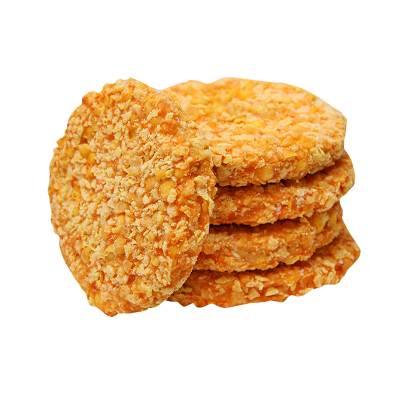 Crispy Chicken Burger pikant, fein zerkleinertes Hähnchenfleisch, zusammengefügt, flüssig gewürzt, paniert, gegart und frittiert, Halal