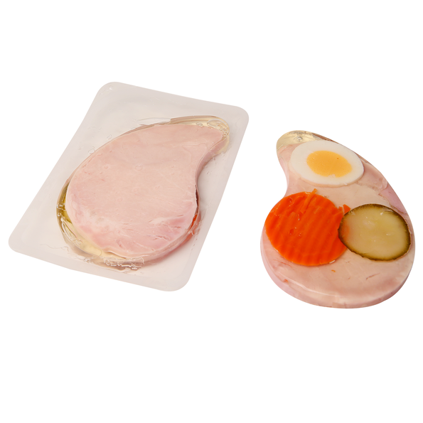 Sülzkotelett in delikatem Aspik