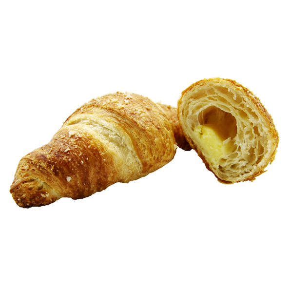 Vanillecroissant, gegarter Teigling