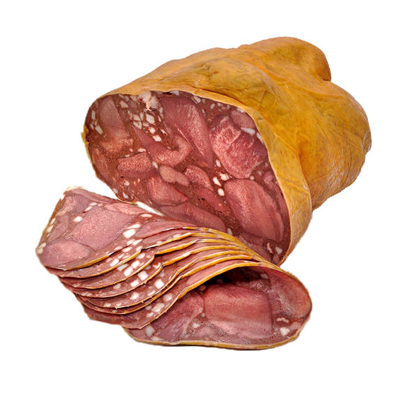 Delikatess Zungenwurst in der Schweinekappe, 65 % Zungeneinlage