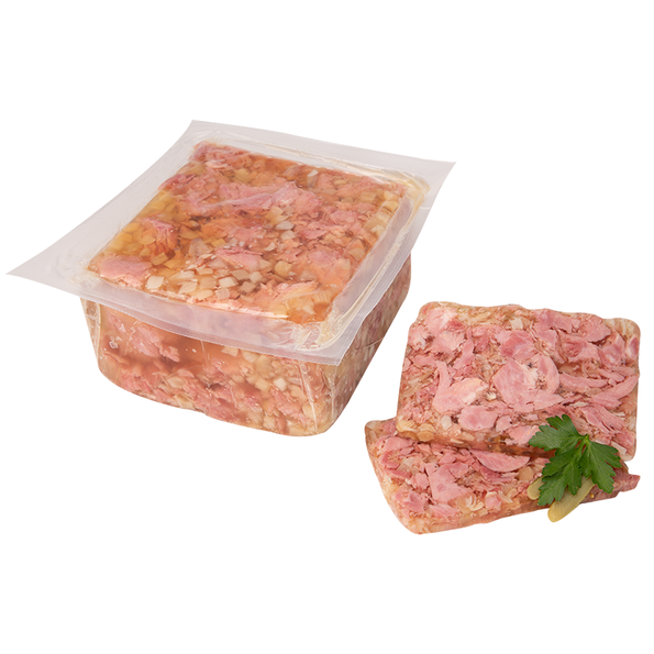 Feines Sauerfleisch in Aspik mit Zwiebeln