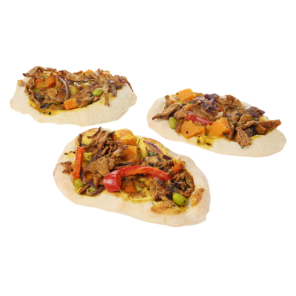 Mini Pinsa Plant Based Kebab, vegan, vorgebacken