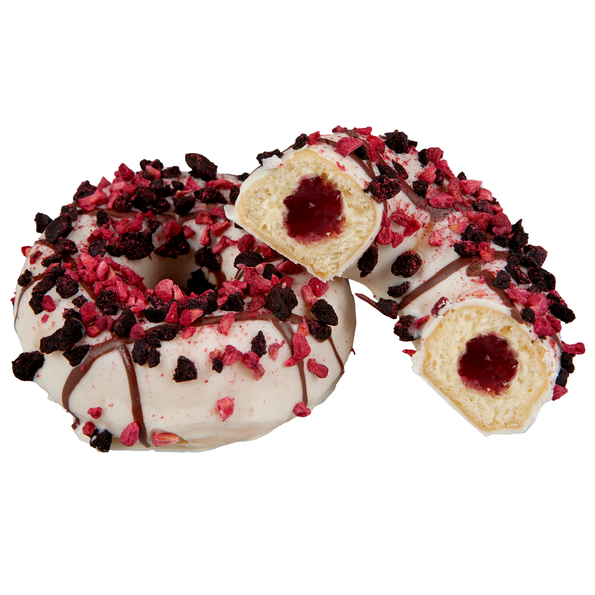 Raspberry King Donut, fertig gebacken
