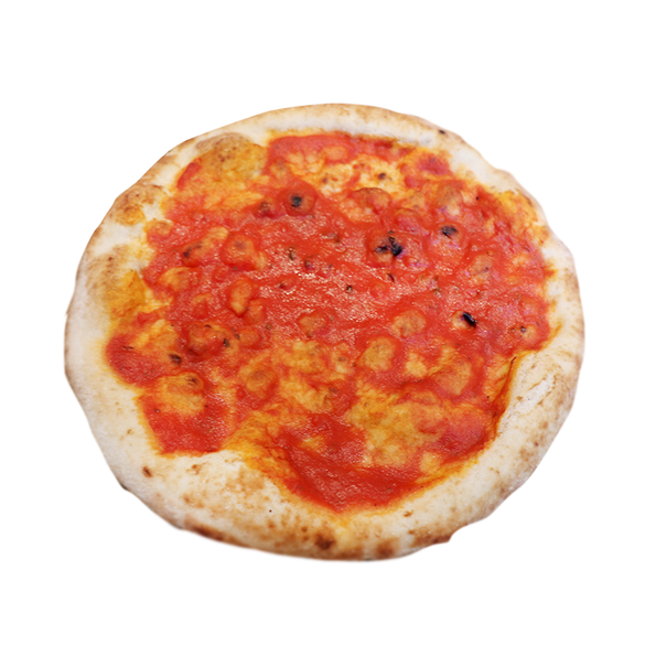 Pizzaboden mit Tomatensauce