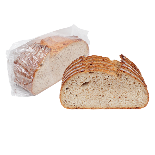 Hausbrot geschnitten