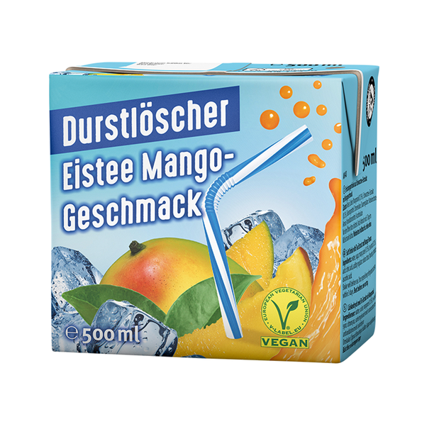 Durstlöscher Eistee Mango-Geschmack