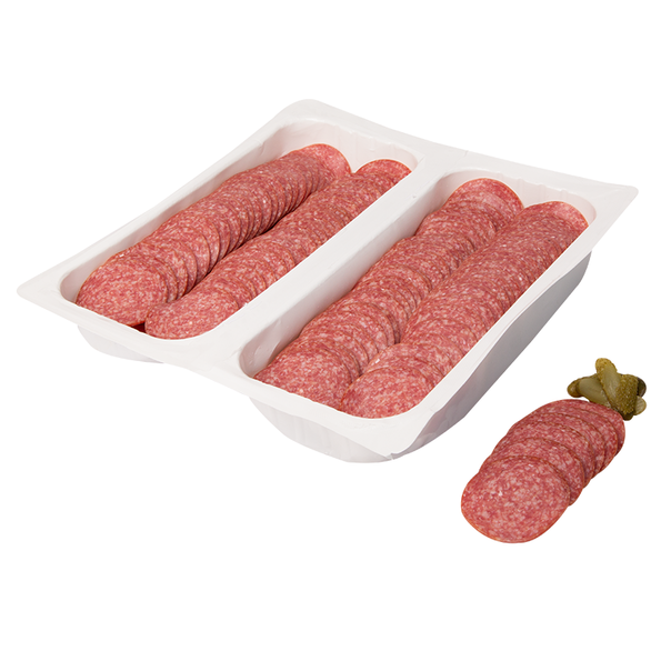 Pizza Salami mit Putenfleisch