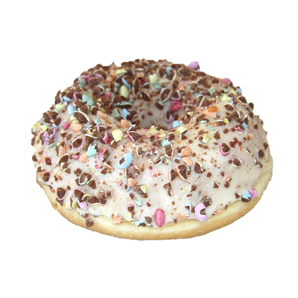Konfetti Dot hell, Donut, fertig gebacken