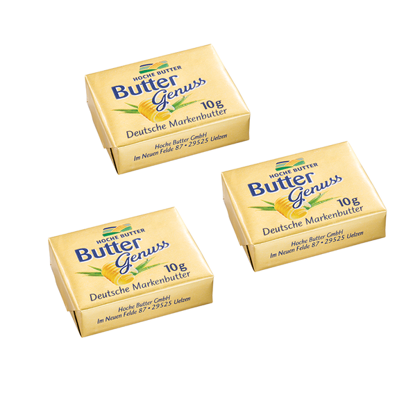 Deutsche Markenbutter, Portionen, mildgesäuert