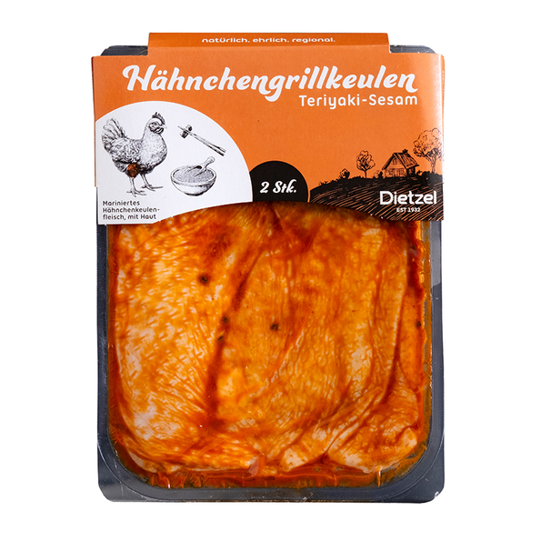 Hähnchenkeulen ausgelöst, Teriyaki-Sesam