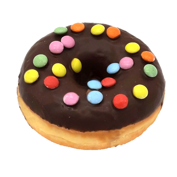 Happy Dot Schokolinsen, Donut, fertig gebacken