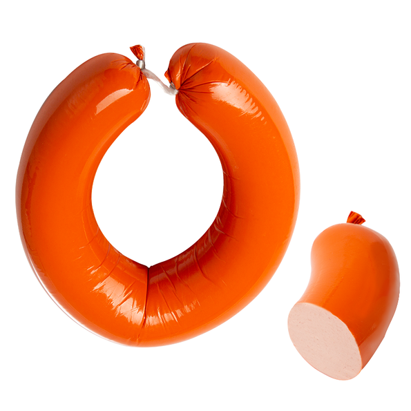 Delikatess Schinkenfleischwurst im Ring, fein