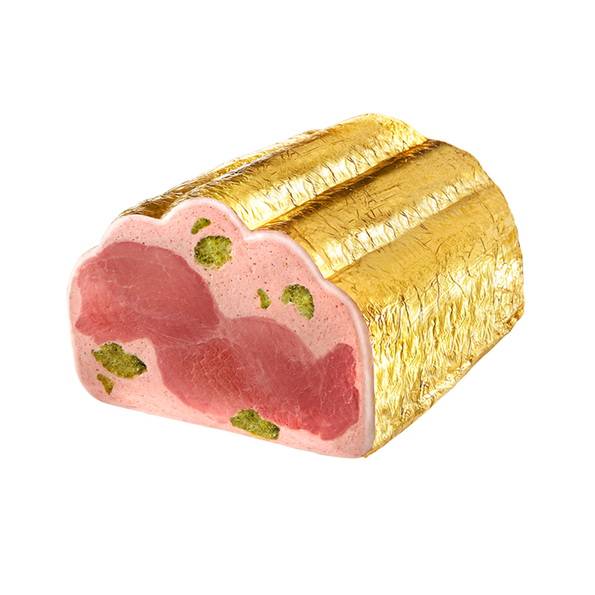 Wölkchen-Pastete Schweinefilet nach Art einer Brühwurstpastete