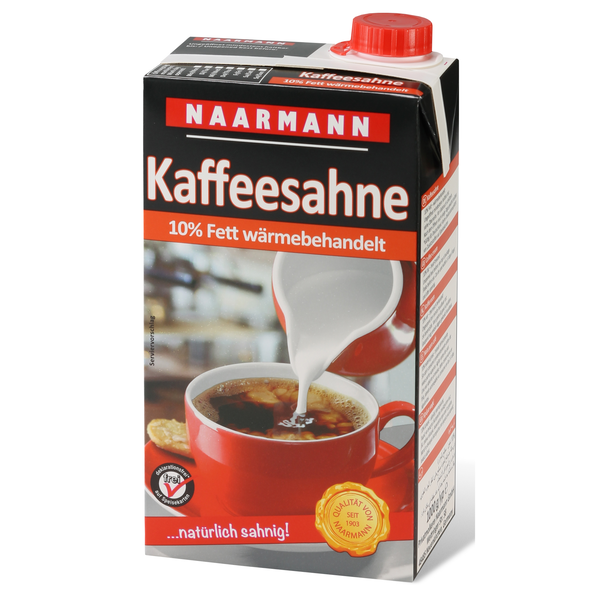 Kaffeesahne, 10 % Fett