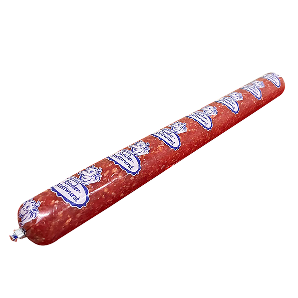 Frische Rinder-Zwiebelmettwurst