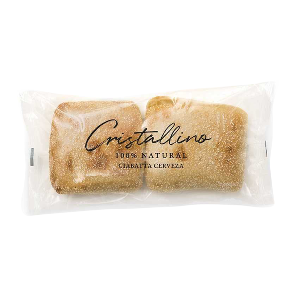Cristallino Beer Ciabatta, fertig gebacken
